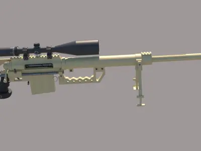 M200 Intervention Sniper Rifle 3D model