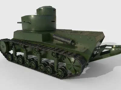 Tank T-24 3D model