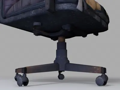 old chair Free low-poly 3D model purchase