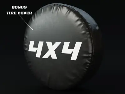 Wheel Tire Off Road - Bundle Low-poly 3D model