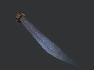 Weapon Sword 3d Model  Low-poly 3D model