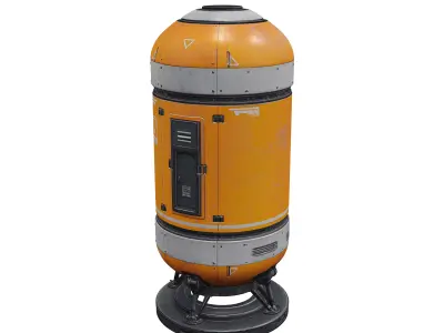 Scifi Capsule 01 3D model