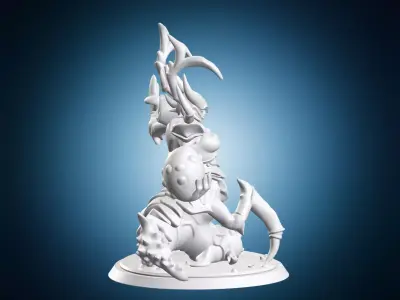 Demonic Spider Queen 3D print model