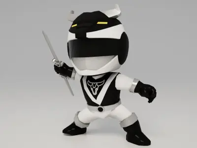 Liveman Warriors Rigged Free low-poly 3D model