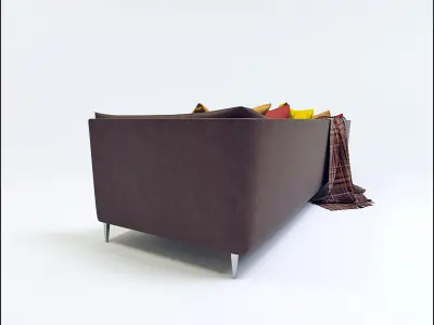 Leather sofa Free 3D model purchase