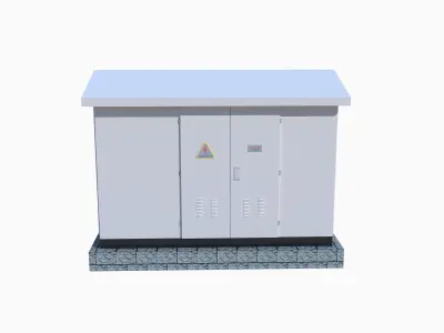 Power Distribution Cabinet 3D model