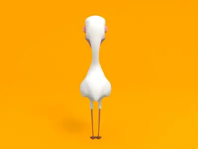 Duck Character Free 3D model
