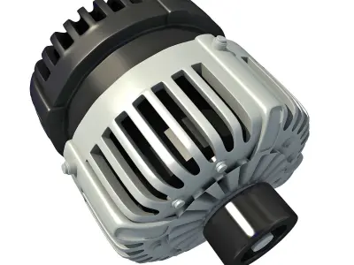 Automobile Vehicle Alternator 3D model