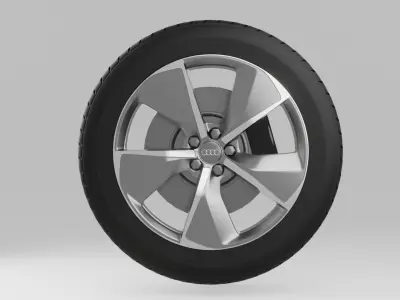 Audi Q7 E Tron 2017 Wheel 3D model