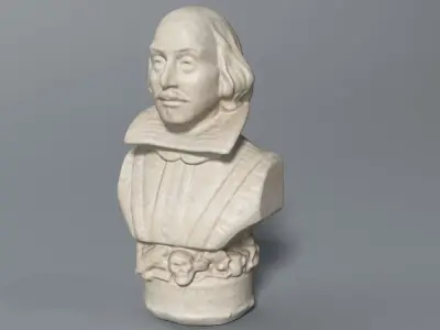 williams shakespeare Bust 3D model