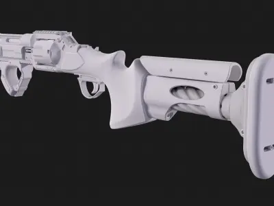 Handmade weapon 3D model