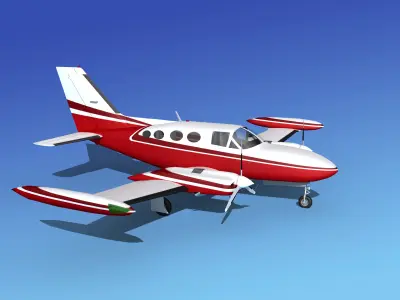 Cessna 421 Golden Eagle V16 3D model