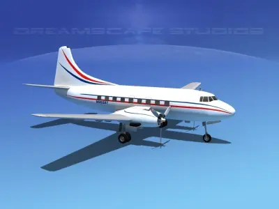 Martin 404 Executive 1 3D model