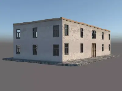 Old Structure v2 Low-poly 3D model