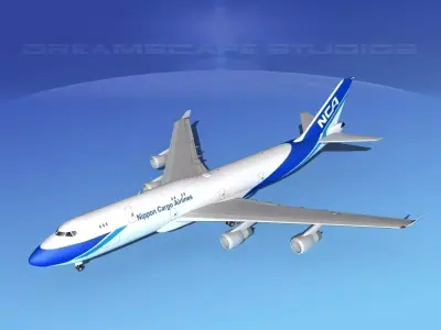 Boeing 747-8I All Nippon Cargo 3D model