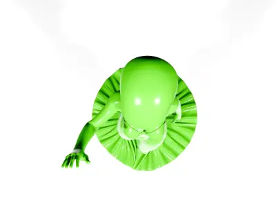 Alien Woman 3D print model