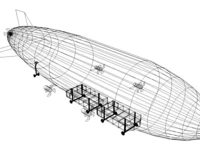 Zeppelin - Commercial 3D model
