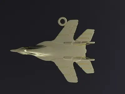 Aircraft fighter Plane 3D print or CNC model 3D print model