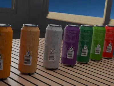 3D Model of Goenrgy Energy Can By MontanaBlacks Brand Free 3D model