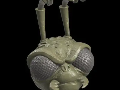Custom Head - Insect Assassin Hunter Free 3D print model