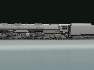 American Lacomotive union pacific  4096 3D model