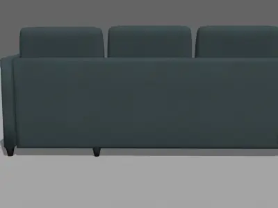 Modern Couch Free low-poly 3D model