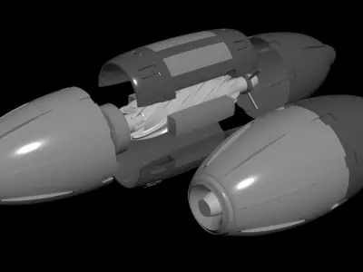 Venturi Vortex Generator - Linear and Radial Design - Concept 3D model