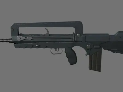 Famas F1 Low-poly 3D model