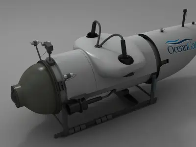 OceanGate Titan submarine 3D model