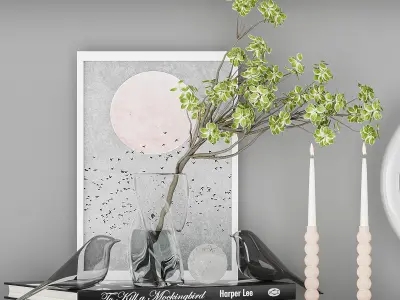 Decorative set 4 3D model