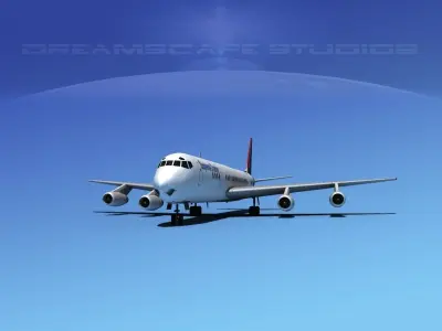 Douglas DC-8-63 Supreme Charter 3D model