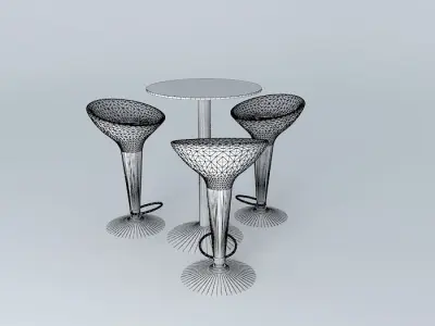 TABLE COCKTAIL Free 3D model