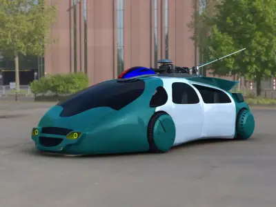 Hill Valley Police Car 2015 3D model