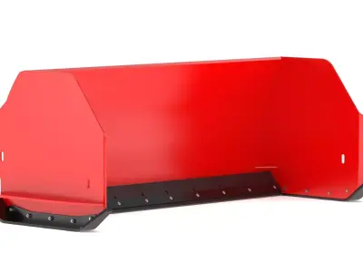 Snow Pusher Attachment Tractor Snow Removal Blade 3D model