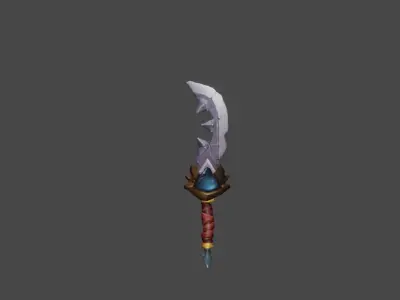 Zeloeman Sword A 1 Low-poly 3D model