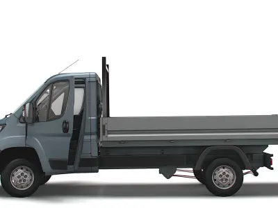 Peugeot Boxer SingleCab Tipper HQInterior 2023 3D model