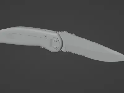 Small Pocket Knife Free 3D model
