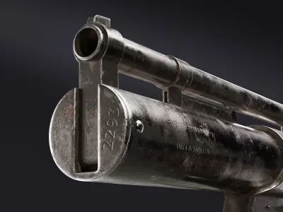 Webley Junior 177 Air Pistol 3D model