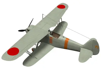 kawasaki Ki-10 Perry 3D model