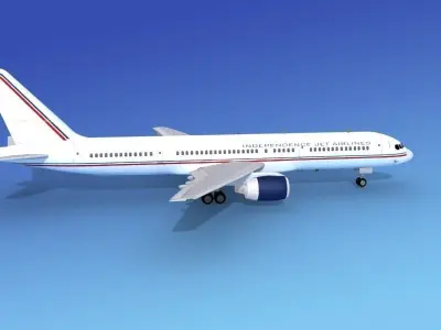 Boeing 757-200 Independence Jet 3D model