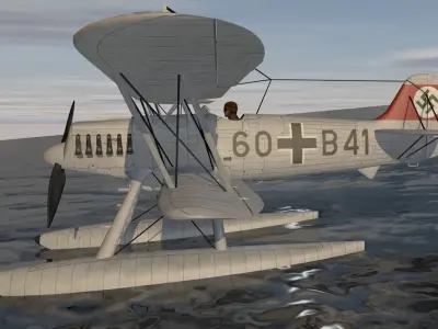 Heinkel He-51 B-2 3D model