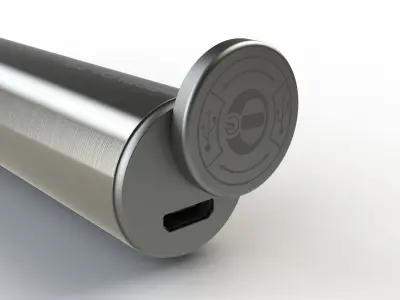 Electronic cigarette 3D model