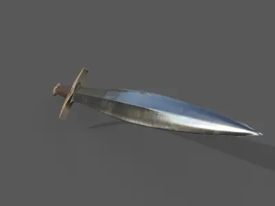 Medieva Fantasy Sword Low-poly 3D model
