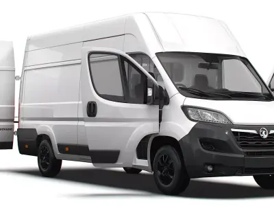 Vauxhall Movano Van L4H3 HQ Interior 2023 3D model