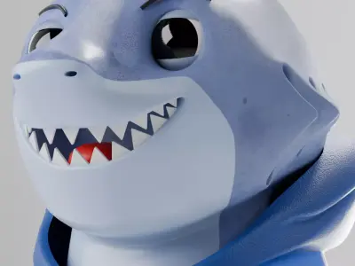 tralalero  Low-poly 3D model