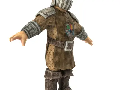 CASTEL GUARD Low-poly 3D model