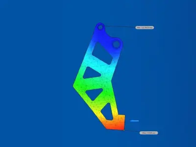 Arm Mid Free 3D model