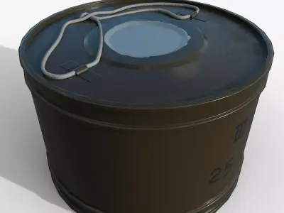 Smoke bomb DM-11 Low-poly 3D model