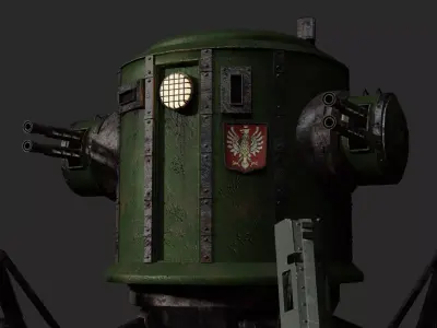 Iron harvest PZM-9 straznik  3D model