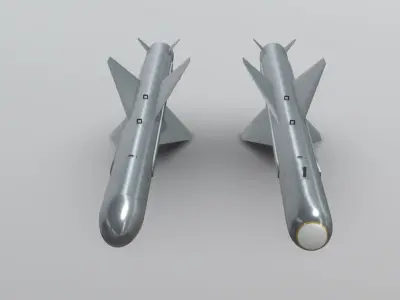 CM-802AKG - C-802AK Air Launched Cruise Missiles 3D model